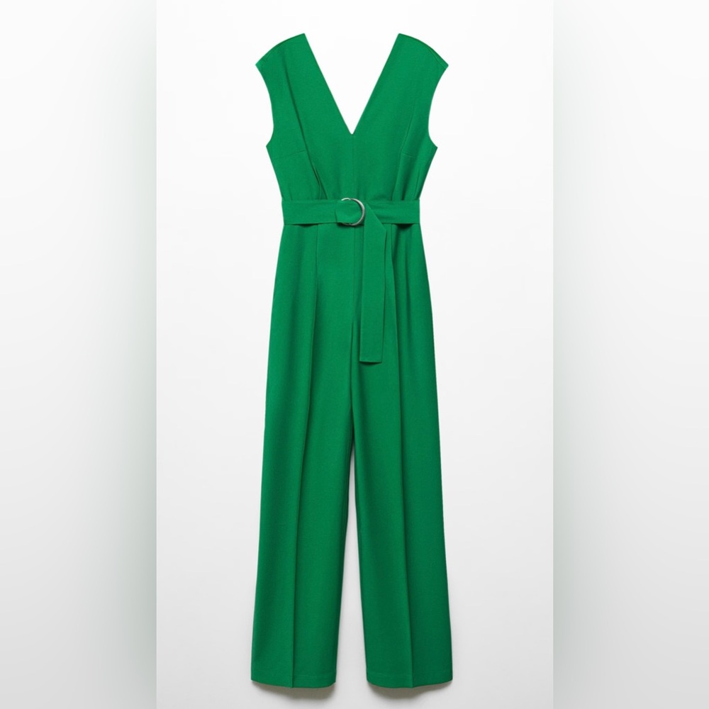 MANGO Green Jumpsuit Size XXS #1416